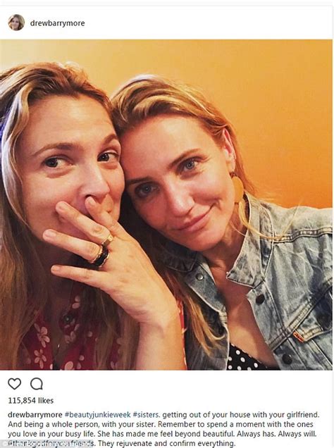 cameron diaz and drew barrymore reunite in los angeles daily mail online