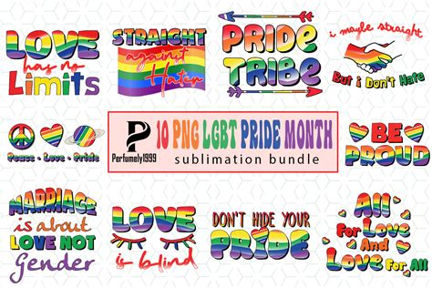 lgbt pride month bundle graphic by perfumely1999 · creative fabrica