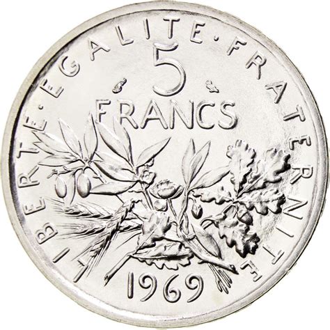 Pièce Argent 5 Francs Semeuse France Achat Or En Belgique