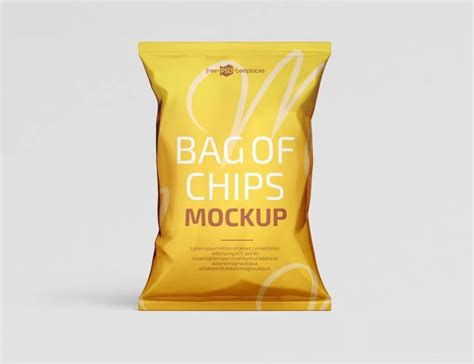 Don't forget to check our awesome branding presentation kit. Free Chips Packet Mockup | Mockuptree