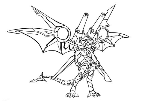 Bakugan Coloring Pages Best Coloring Pages For Kids Dragon Coloring