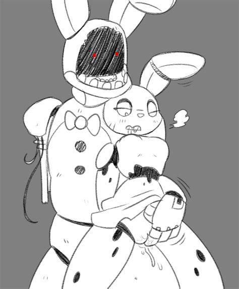 Rule 34 Animatronic Anthro Blush Bonnie Fnaf Bow Tie Breasts Duo Female Fingering Five