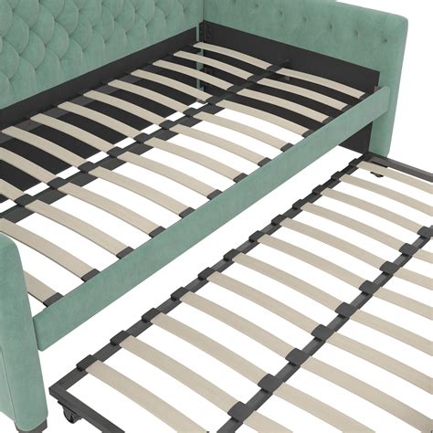 Little Seeds Monarch Hill Ambrosia Twin Daybed And Trundle Teal Velvet
