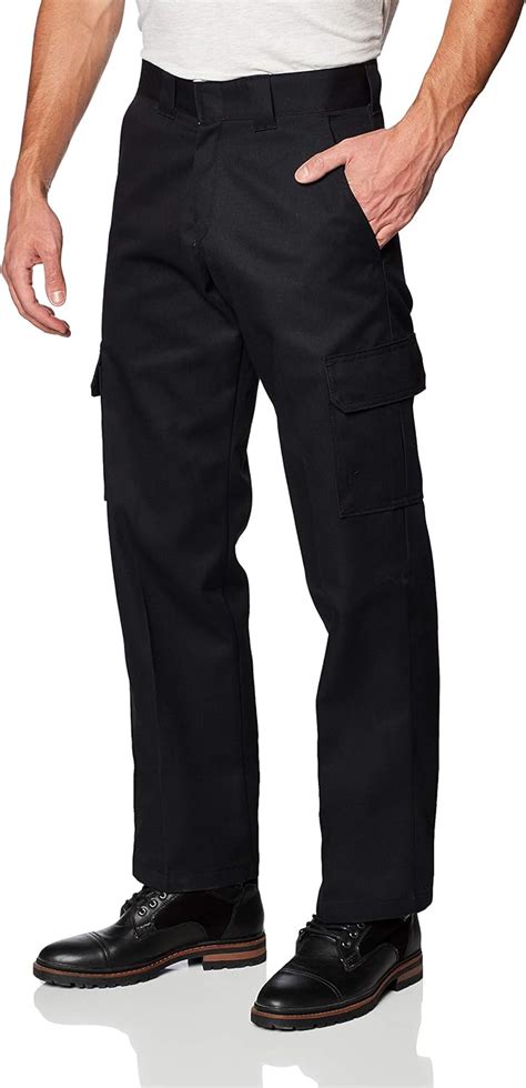 Dickies Mens Relaxed Straight Fit Cargo Work Pant Black 40x34