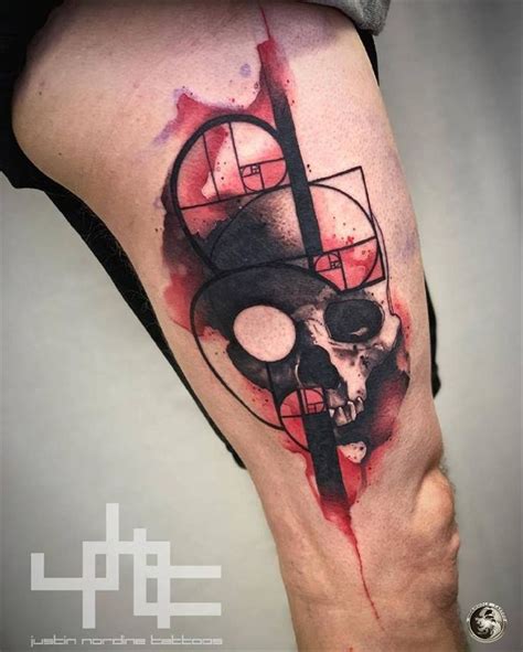 Watercolor Skull Tattoos Tatoo