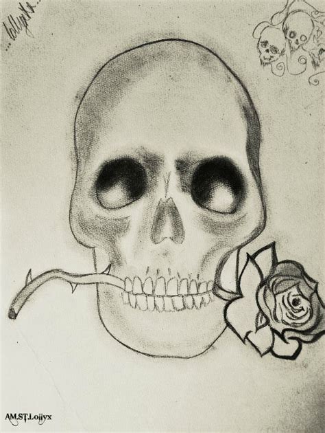 Romantic Skull By Anna Mariaxstxlollyx On Deviantart