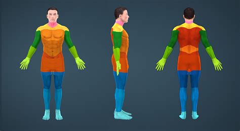 신체 부위 3d 애니메이션 Mozaik 디지털 교육과 공부