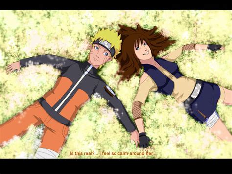 Naruto And Ayame In The Flowers By Fomle Chan On Deviantart