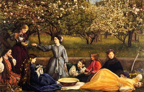Apple Blossoms 1856 1859 John Everett Millais