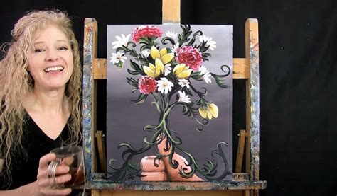 Pin By Hope Szabo On Photography Art Paint And Sip Painting Flowers Tutorial Learn To Paint