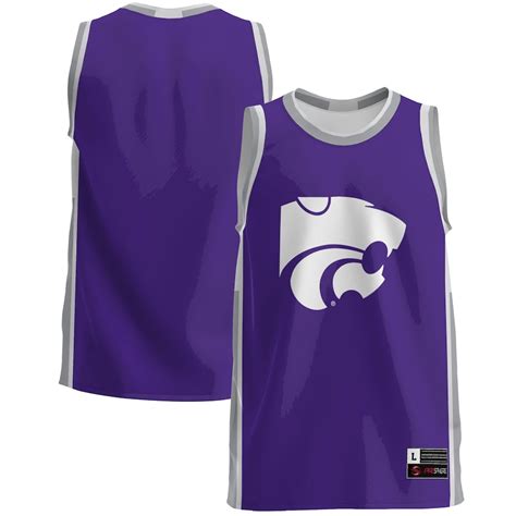 Mens Purple Kansas State Wildcats Basketball Jersey