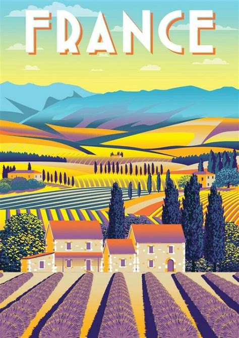 France Vintage Travel Poster Yorks Framing