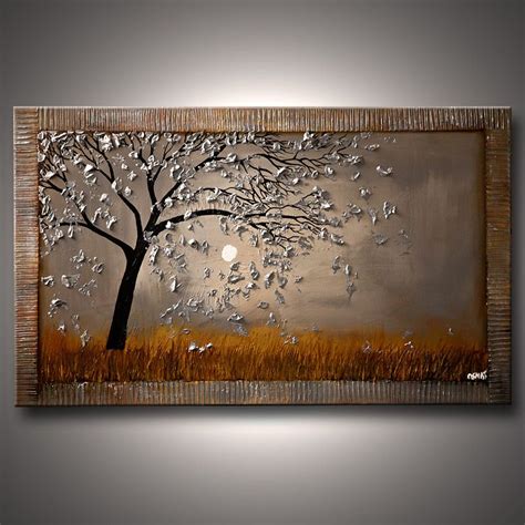Tree Painting Canvas Artwork Painting Abstract Art Painting Canvas