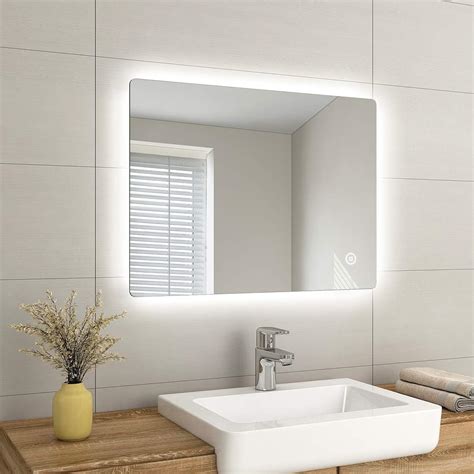Illuminated Bathroom Mirrors With Demister Rispa