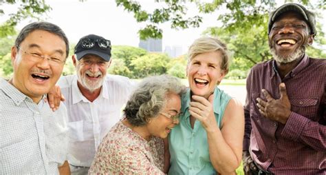 Laughing Elderly People Elgin County