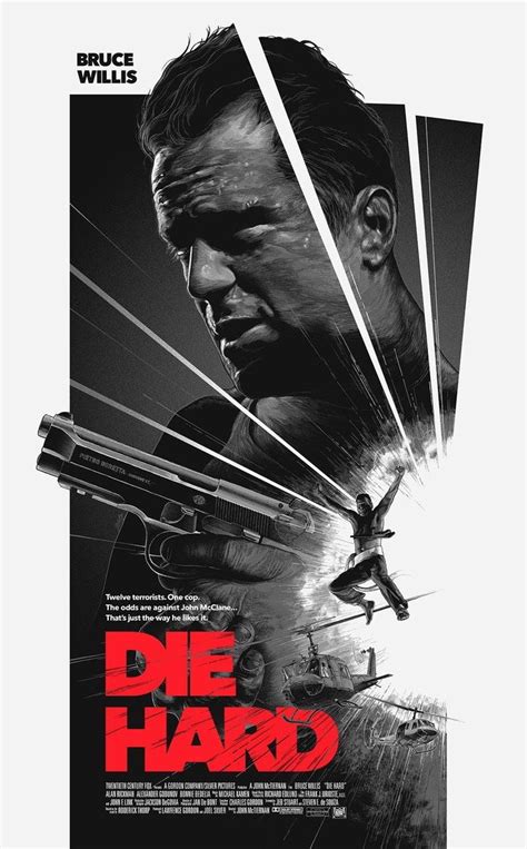 Die hard is a 1988 american action film directed by john mctiernan and written by jeb stuart and steven e. DIE HARD | Movie artwork, Movie posters design, Movie ...