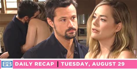 The Bold And The Beautiful Recap Hope Tells Thomas She Only Wants Him