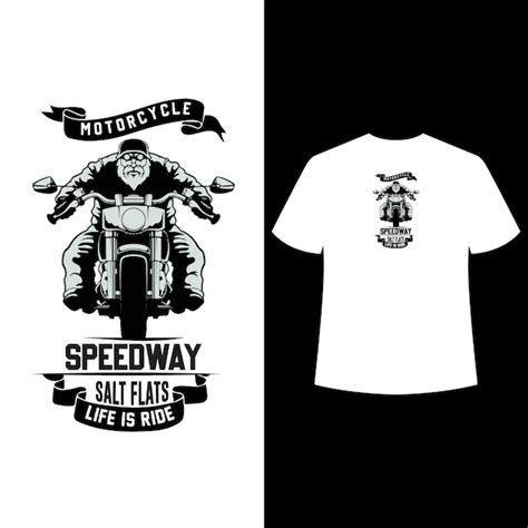 Premium Vector All Men Are Created Equal Then A Few Become Bikers