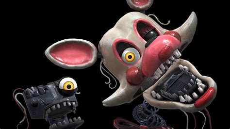 Mangle Fnaf Ar Special Delivery Download Free 3d Model By