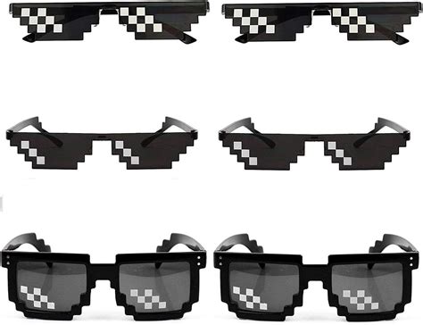 Thug Life Glasses 8 Bit Pixel Deal With It Sunglasses Unisex Sunglasses Hotsell Men S