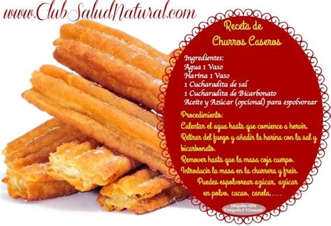 Receta Churros Caseros Infografiasalsla Receta De Churros Receta