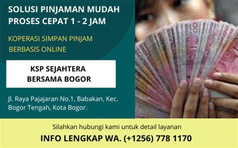 Minimnya verifikasi dan keamanan dalam mendapakan pinjaman dari jejaring pinjaman online menciptakan peluang baru penipuan untuk mengeruk fulus dari namun pada pinjaman online, cukup bermodalkan ktp, npwp atau kartu bpjs, kartu identitas kerja dan nomor telepon darurat. Jasa Pinjaman Online Terbaik Bogor | Kami Siap Melayani Seluruh Wilayah Indonesia | WA. (+1256 ...