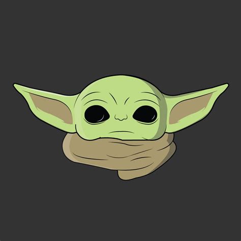 Yoda Face From Star Wars Vector Design Masterbundles