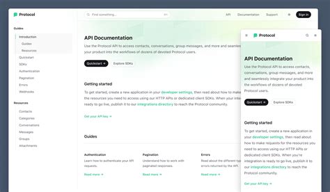 Protocol A Beautiful Starting Point For Your Next Api Documentation