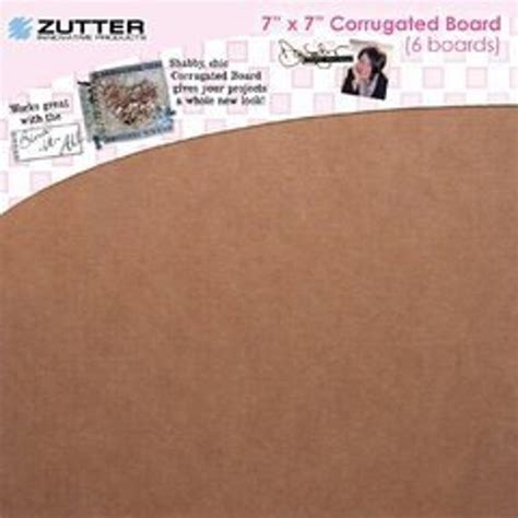 Items Similar To Zutter 7x7 Inch Corrugated Board 6 Pack On Etsy