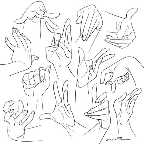 Dean Heezen Hand Drawing Reference Hand Reference How To Draw Hands