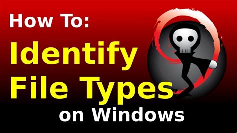 How To Identify File Types In Windows Youtube