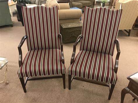 Pair Ethan Allen Arm Chairs Delmarva Furniture Consignment