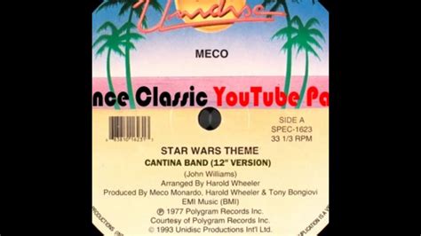 Meco Star Wars Themecantina Band 12 Version Youtube