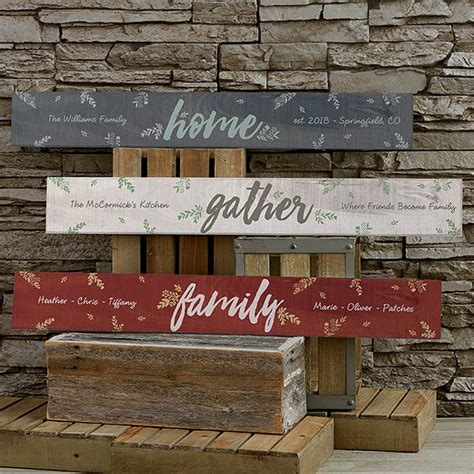 Cozy Home Personalized Wooden Sign Personalized Wooden Signs