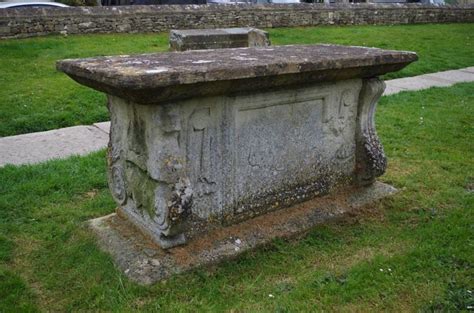 Bliss And Two Unidentified Monuments Circa 17 Metres East Of Chancel In