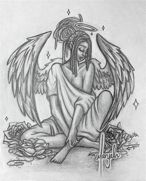 Artstation Fallen Angel Sketch