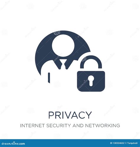 Privacy Icon Trendy Flat Vector Privacy Icon On White Background From