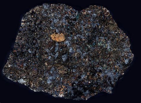 Scenes From The Solar Systems Youth — Nwa 2824 Meteorite Thin Section
