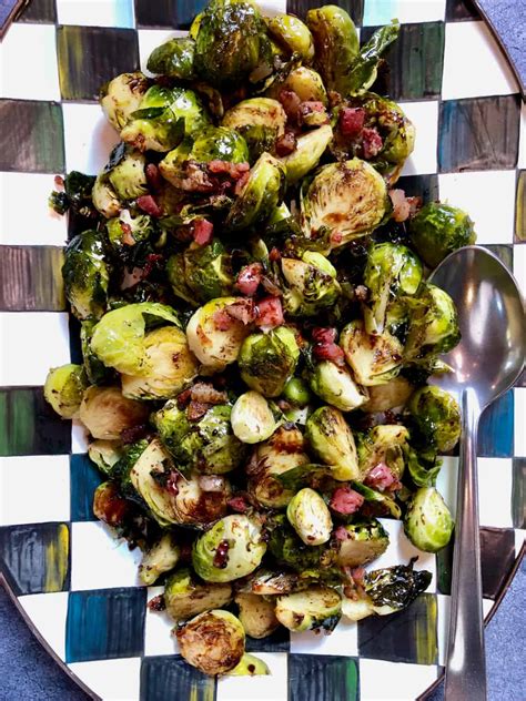 If you love brussels sprouts and big bowls of pasta, this is the dish for you. Pancetta Roasted Brussels Sprouts - Reluctant Entertainer