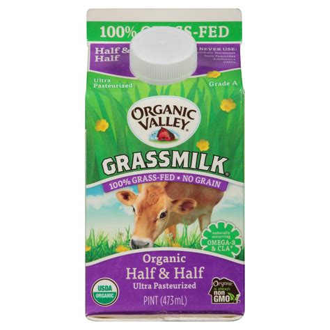 Organic Valley Grassmilk Organic Half And Half Oz Walmart Com