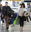 HQ Utopia: Elizabeth Reaser and her boyfriend departing on a flight at ...