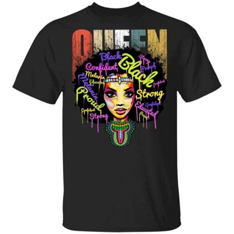 african queen educated black girl magic black history month shirts annie arts shop