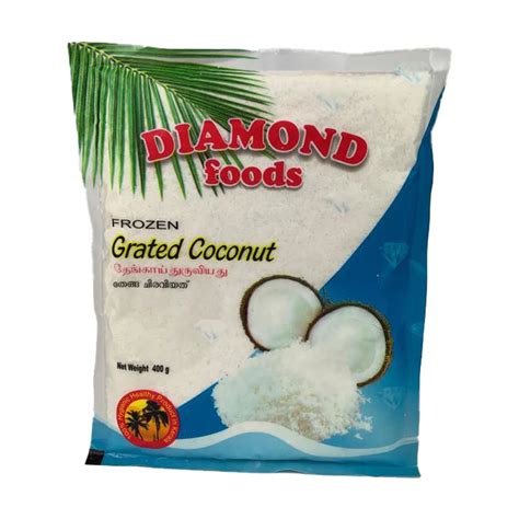 Diamond Frozen Grated Coconut 400g Alli Bhavan