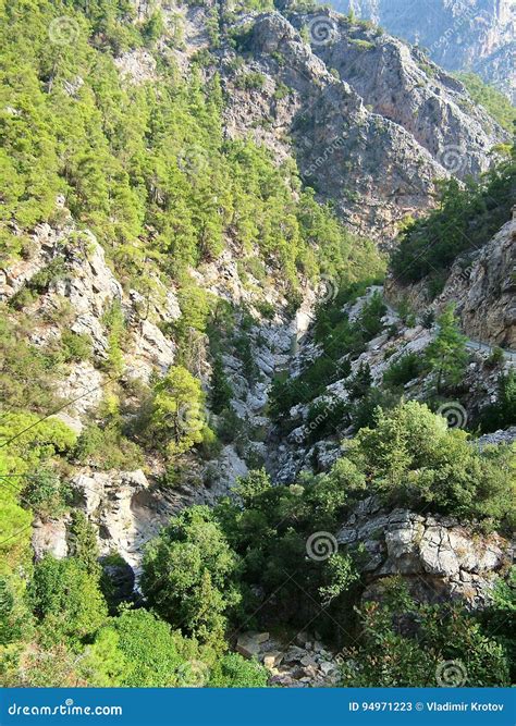In The Canyon Goynuk In Turkey In The Taurus Mountains Stock Image