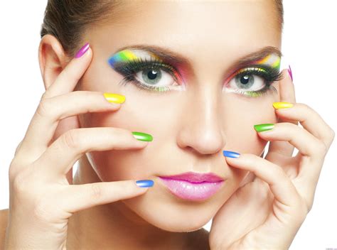 1920x1080 Girl Brunette Face Makeup Manicure Ring Wallpaper 