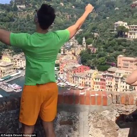 Fredrik Eklund Shows Off Torso On Vacation In Italy With Husband Derek