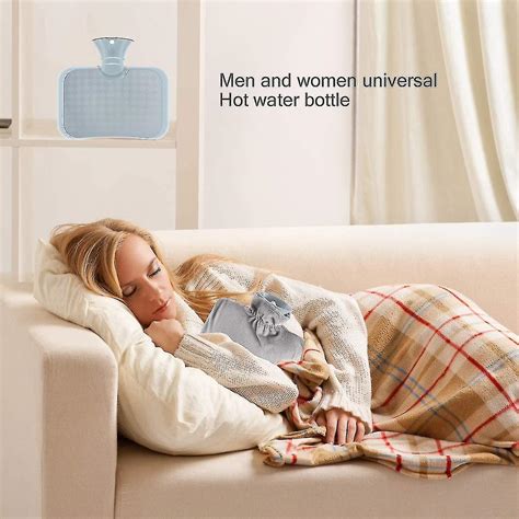 Liter Hot Water Bottle With Soft Cover For Neck Shoulders Pain Relief Hot Cold Pack For