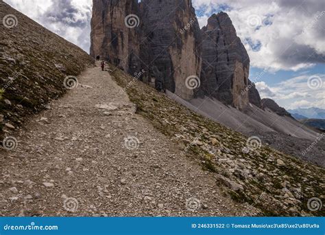Mountain Trail In Dolomites Stock Photo Image Of Silence Passion