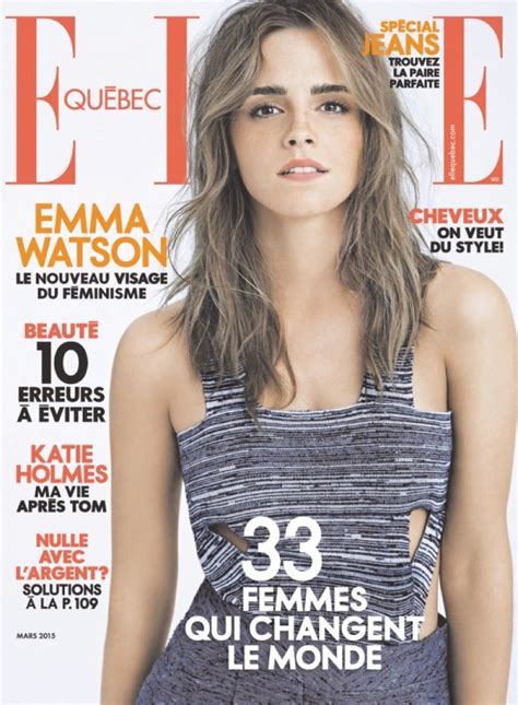 Emma Watson In Elle Magazine Quebec March 2015 Issue Hawtcelebs