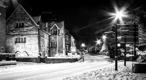 Whitby Christmas Card Bagdale Hall In The Snow A5